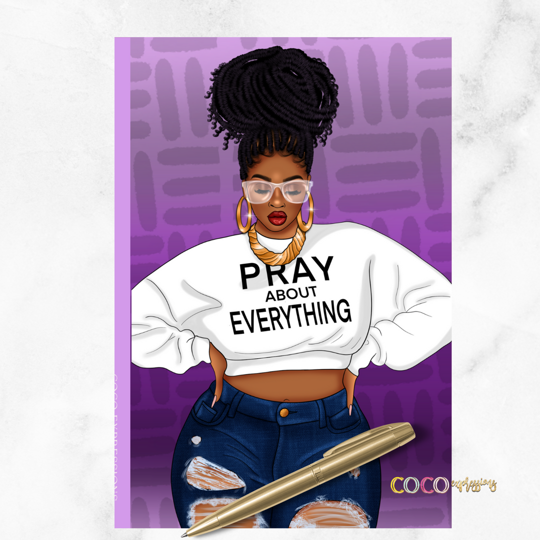 Pray About Everything Lined Journal