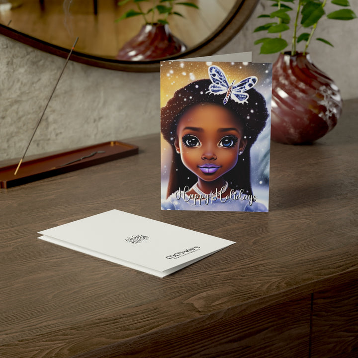 Hey Ice Princess! African American Christmas Card, Black Christmas Cards - Style 4