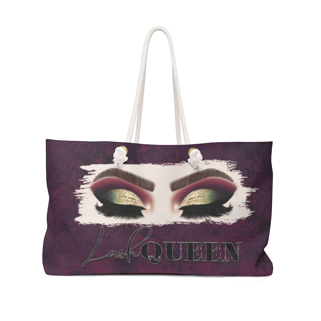 Lash Queen Vanilla Weekender Bag