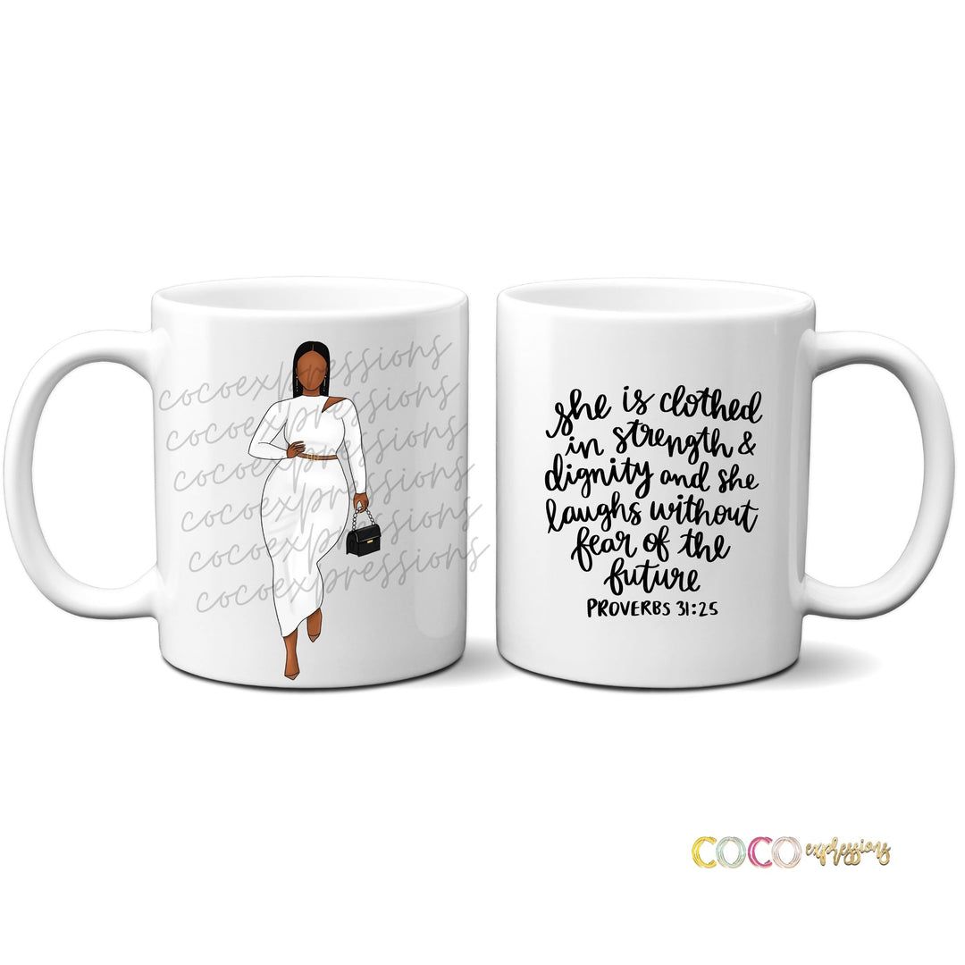 Proverbs 31 woman mug