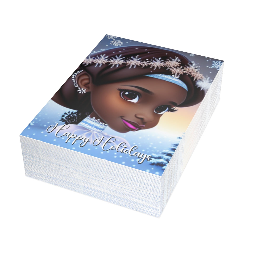 Hey Ice Princess! African American Christmas Card, Black Christmas Cards - Style 2