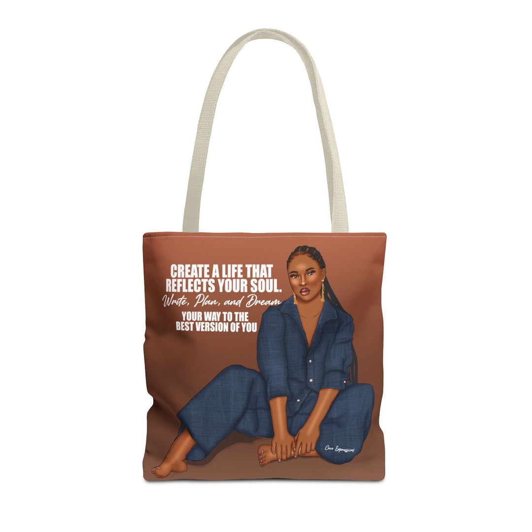 Reflect & Dream Spun Polyester Tote – 'Best Version' Edition