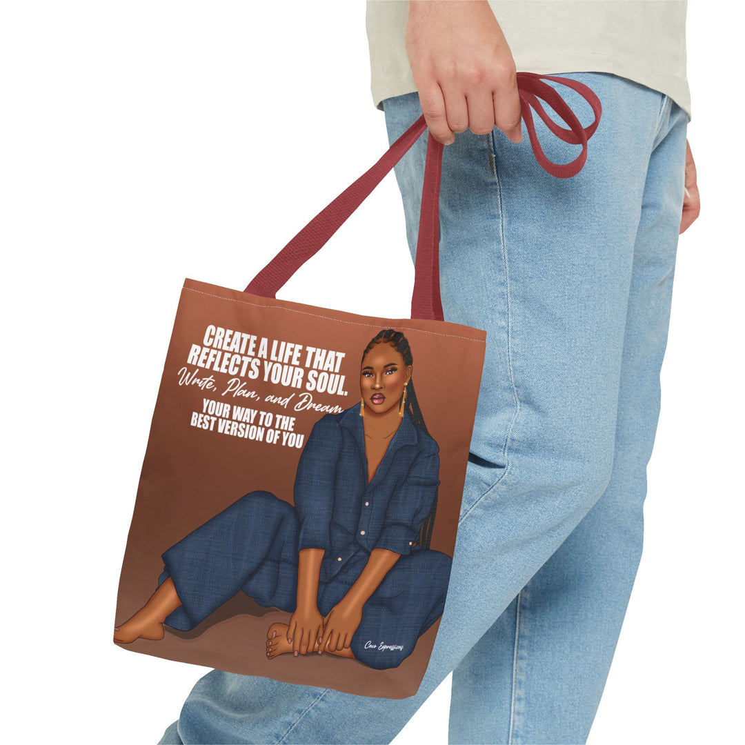 Reflect & Dream Spun Polyester Tote – 'Best Version' Edition