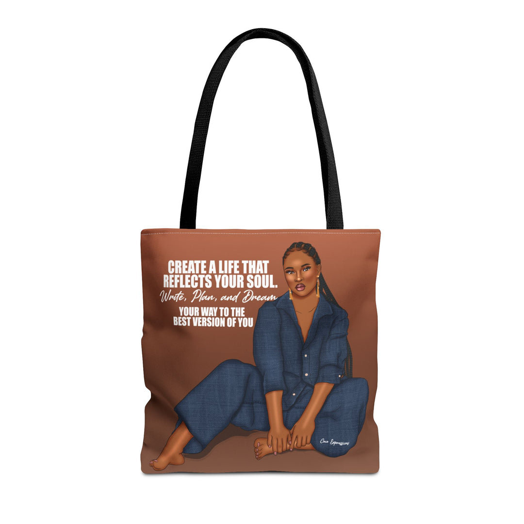 Reflect & Dream Spun Polyester Tote – 'Best Version' Edition