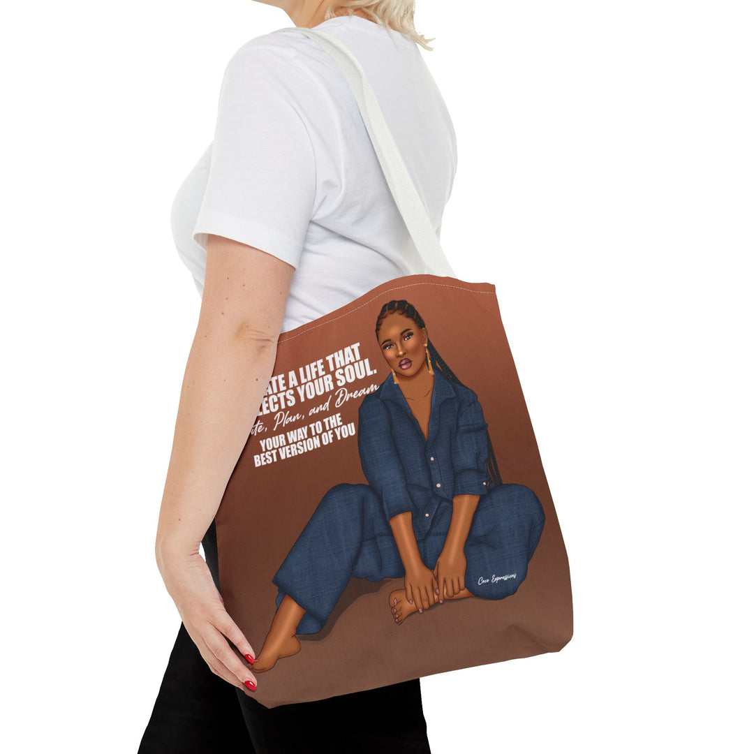 Reflect & Dream Spun Polyester Tote – 'Best Version' Edition