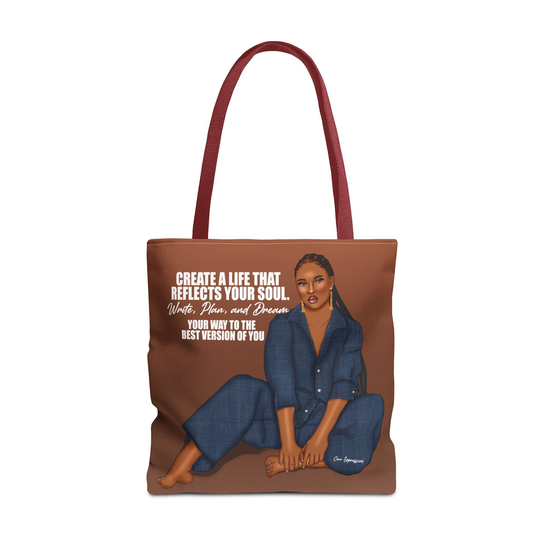 Reflect & Dream Spun Polyester Tote – 'Best Version' Edition