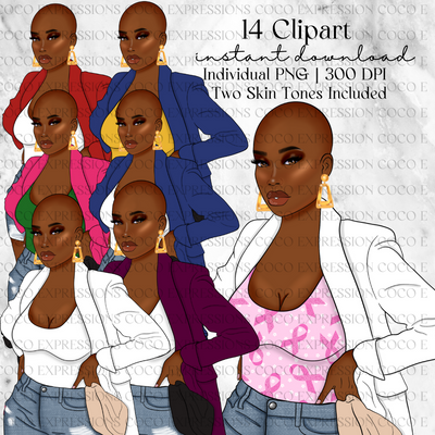 Bri | 090523-01 | Black Woman Clipart