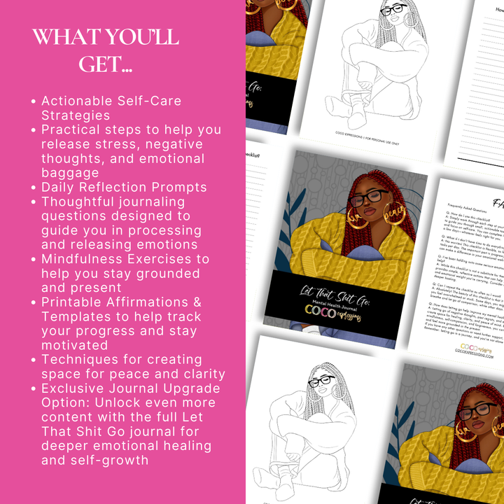 Let That Shit Go: A Self-Care Journal for Mental Wellness (PDF)