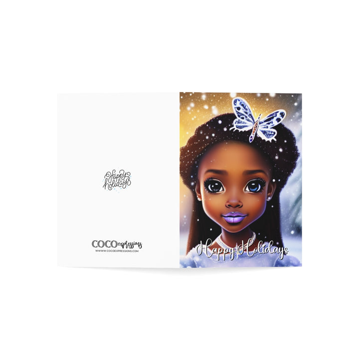 Hey Ice Princess! African American Christmas Card, Black Christmas Cards - Style 4