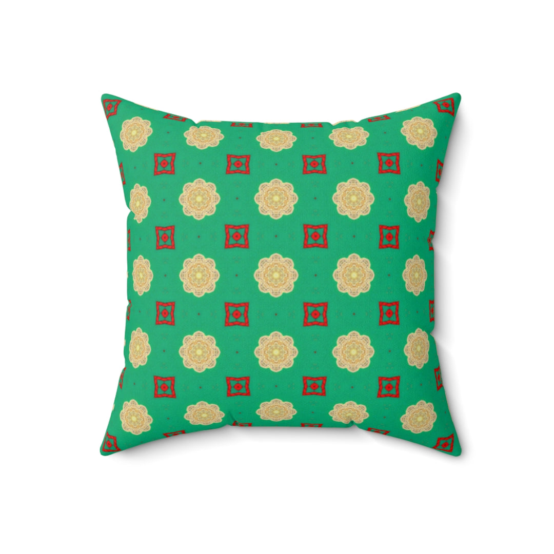 Happy Holidays Black Art Home Décor Pillow | S9