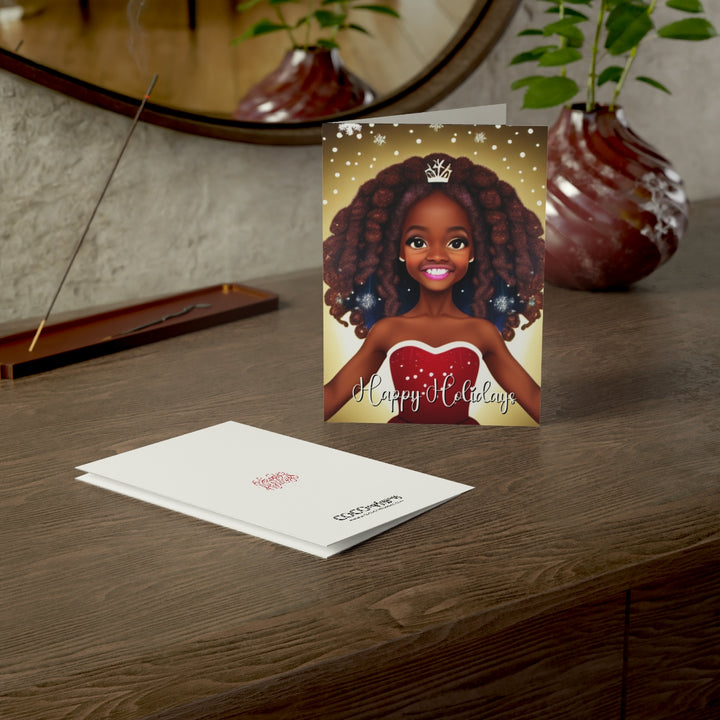 Copy of Hey Ice Princess! African American Christmas Card, Black Christmas Cards - Style 1