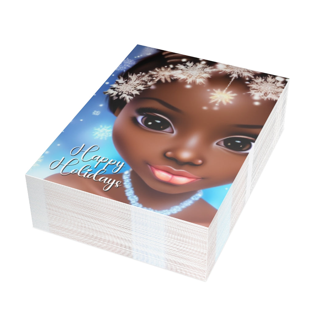 Hey Ice Princess! African American Christmas Card, Black Christmas Cards - Style 1