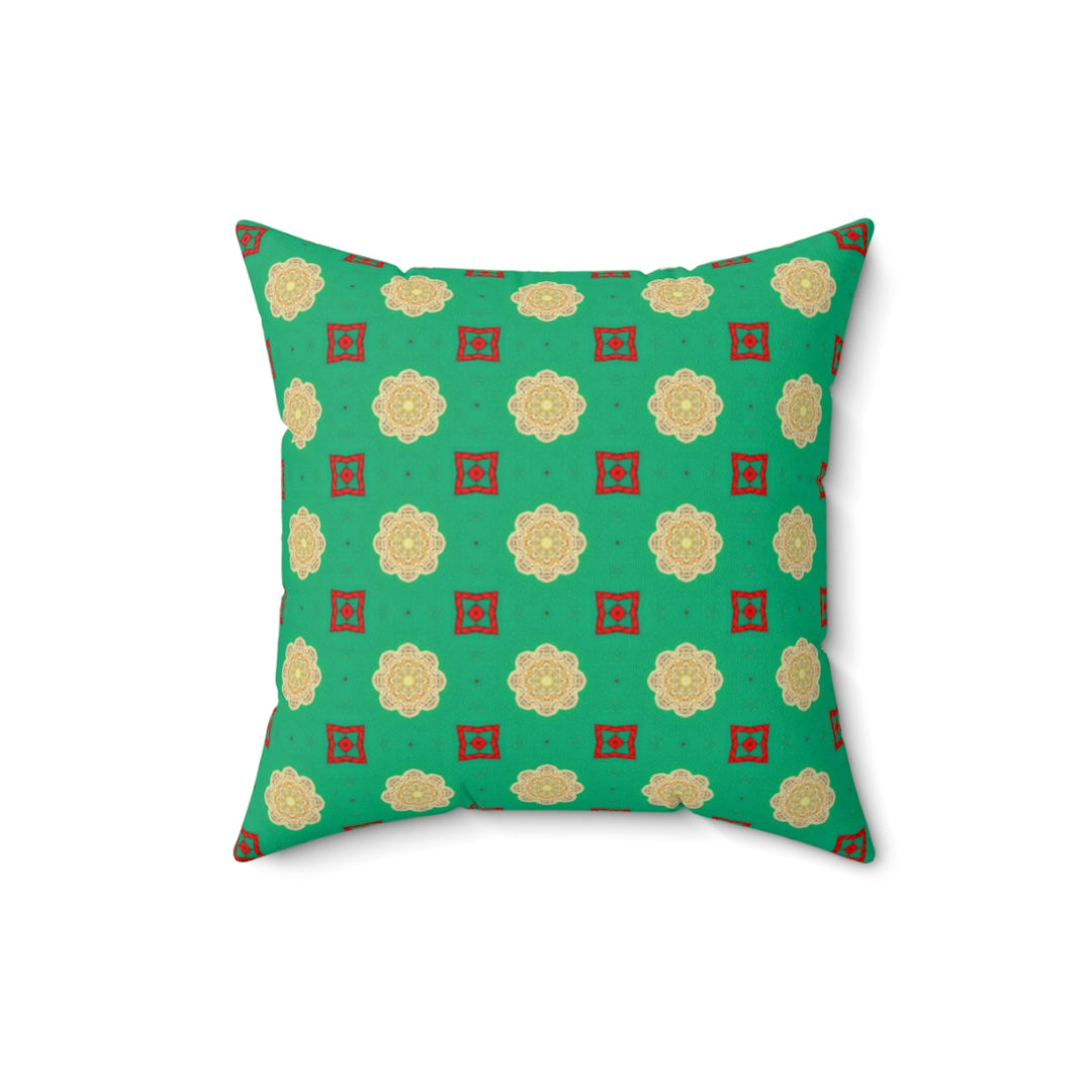 Happy Holidays Black Art Home Décor Pillow | S9