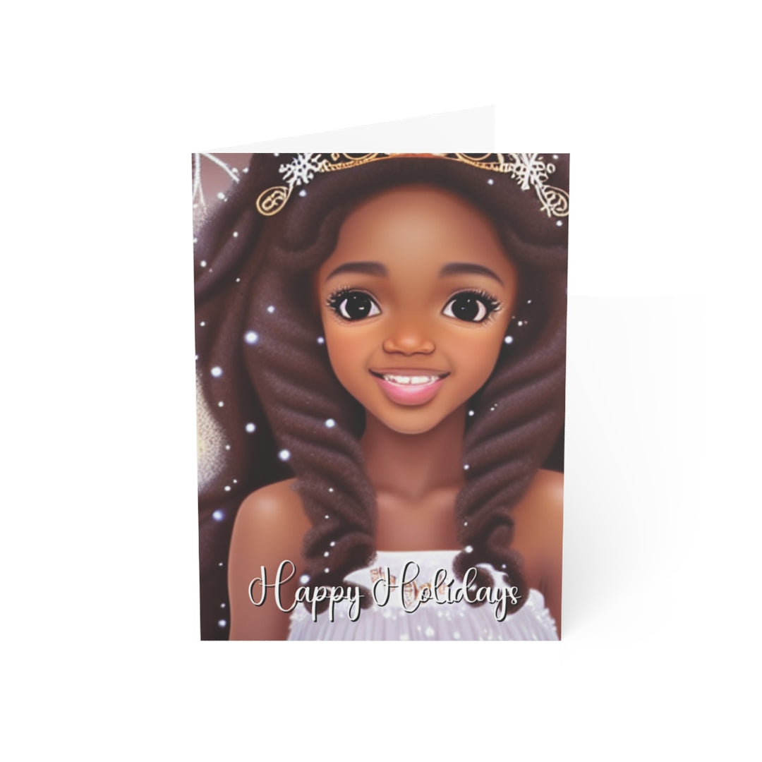 Hey Ice Princess! African American Christmas Card, Black Christmas Cards - Style 3