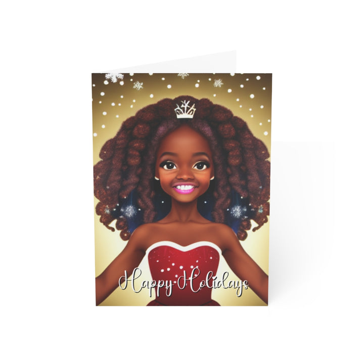 Copy of Hey Ice Princess! African American Christmas Card, Black Christmas Cards - Style 1