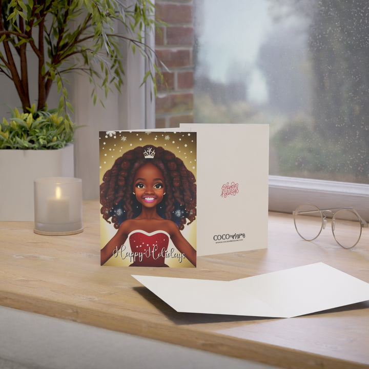 Copy of Hey Ice Princess! African American Christmas Card, Black Christmas Cards - Style 1