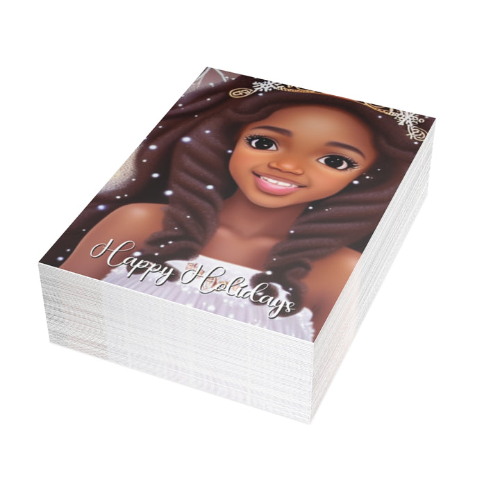Hey Ice Princess! African American Christmas Card, Black Christmas Cards - Style 3