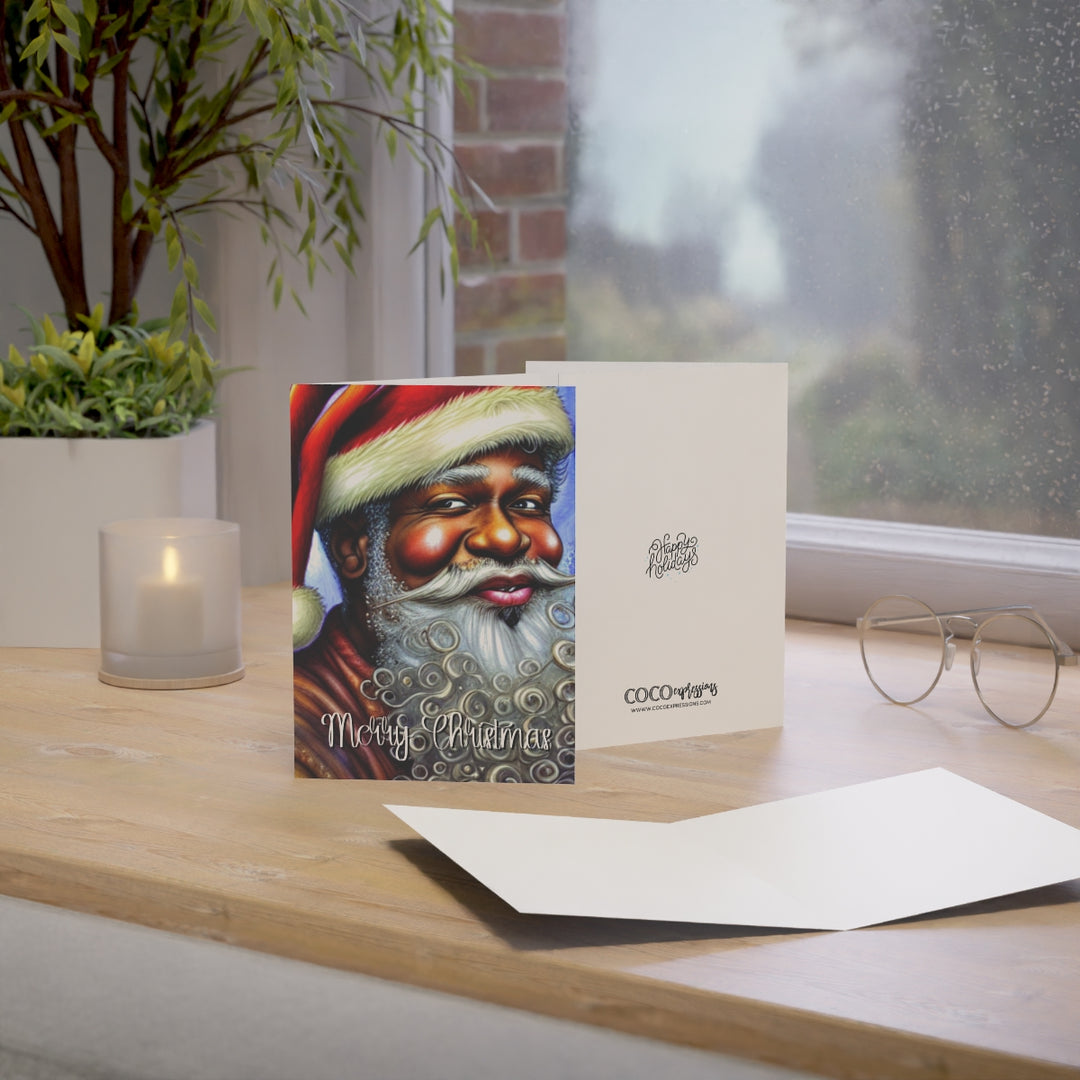 Hey Santa! African American Christmas Card, Black Christmas Cards - Style 2