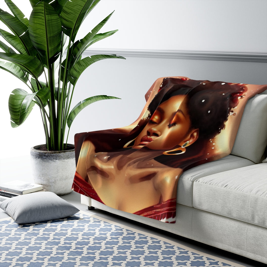 Prayful Christmas Sherpa Fleece Blanket