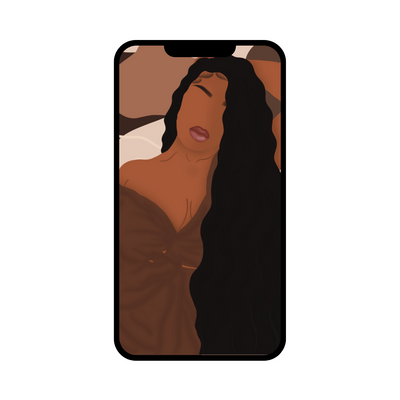 MELANIN QUEEN! Digital iPhone Wallpaper/Screensaver