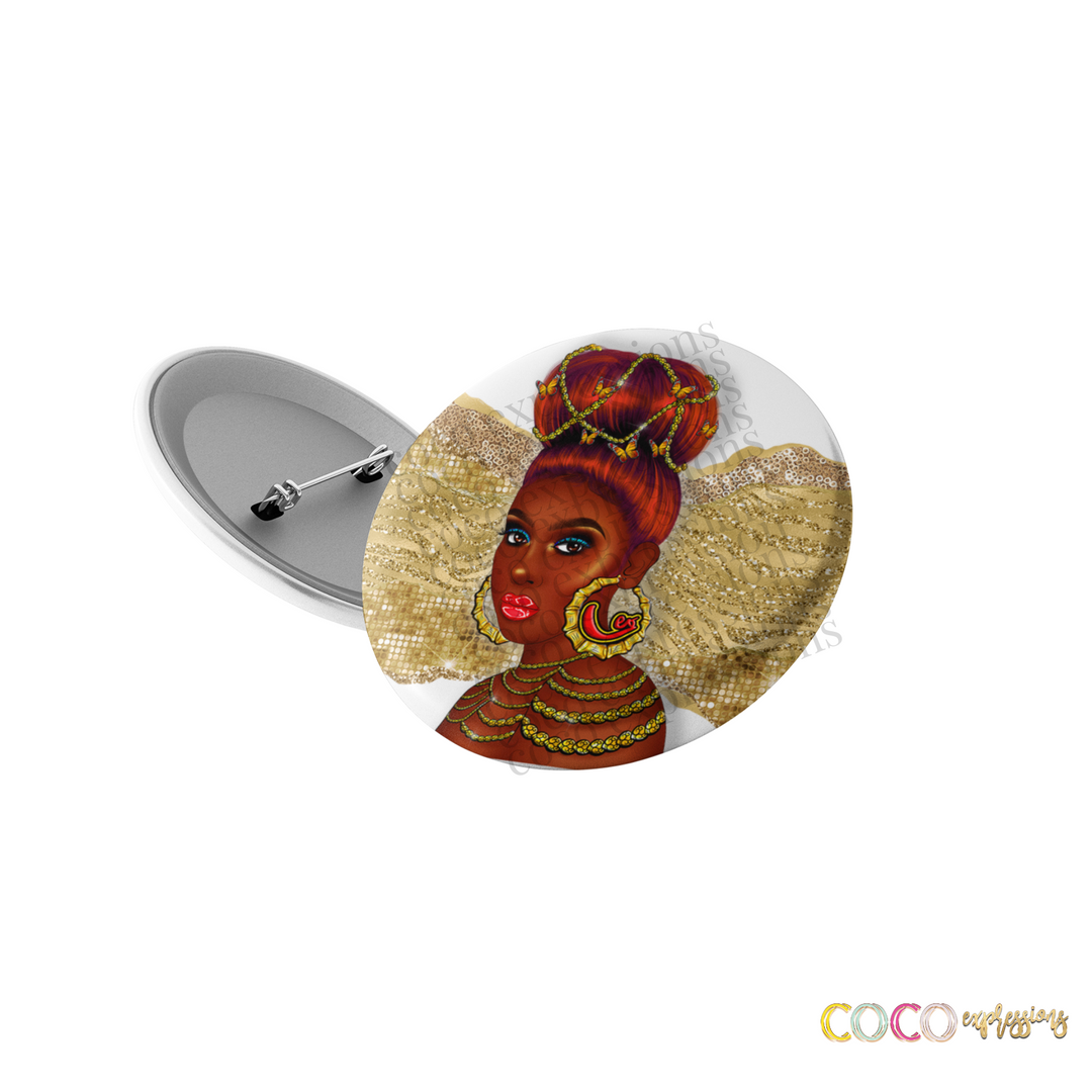 Zodiac Birthday Button, Badge, It's My Birthday Pin