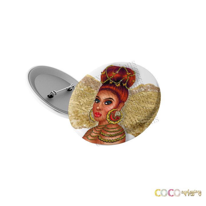 Zodiac Birthday Button, Badge, It's My Birthday Pin