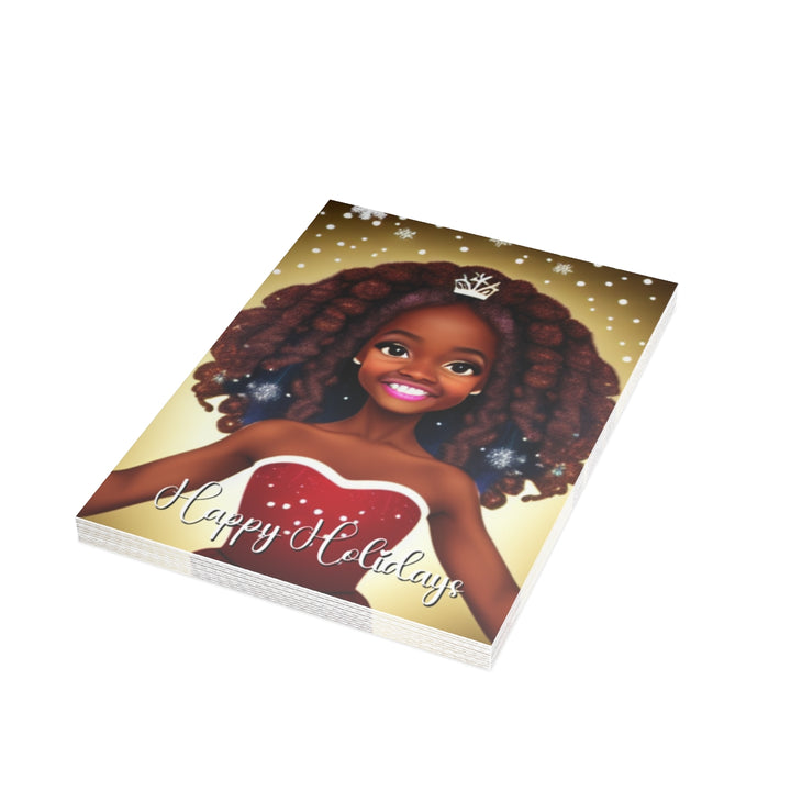 Copy of Hey Ice Princess! African American Christmas Card, Black Christmas Cards - Style 1