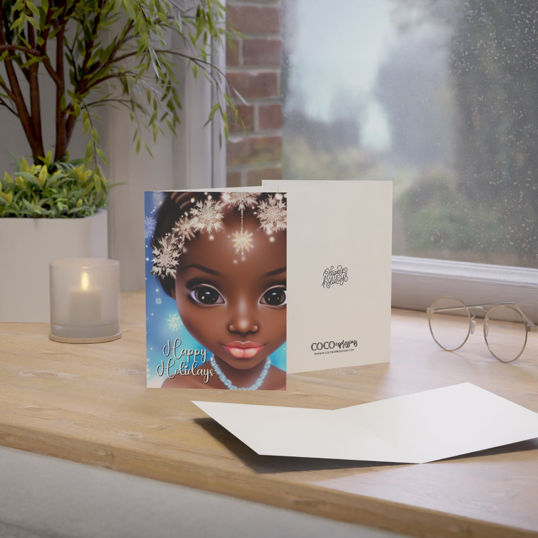 Hey Ice Princess! African American Christmas Card, Black Christmas Cards - Style 1