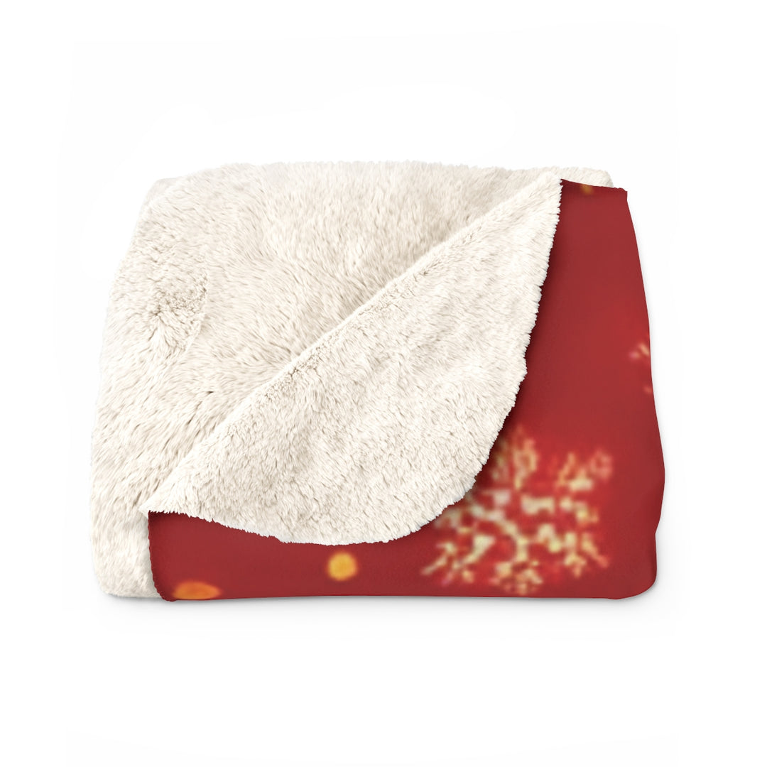 Hey Girl Christmas Sherpa Fleece Blanket