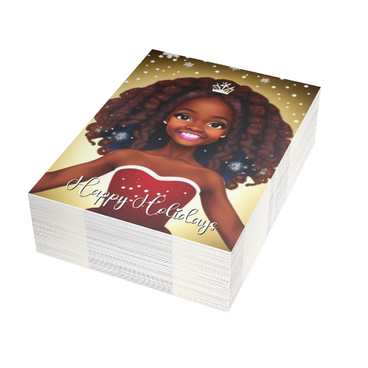 Copy of Hey Ice Princess! African American Christmas Card, Black Christmas Cards - Style 1