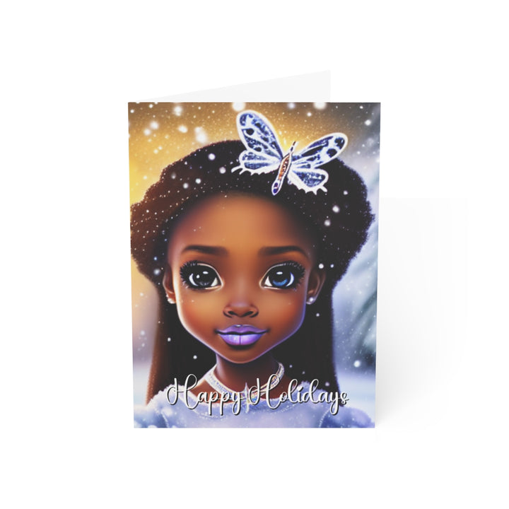 Hey Ice Princess! African American Christmas Card, Black Christmas Cards - Style 4