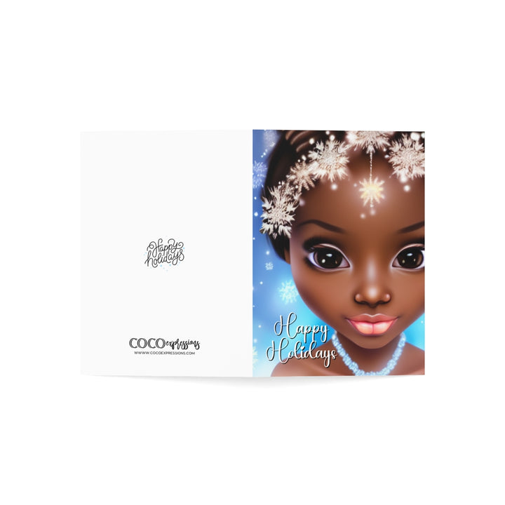 Hey Ice Princess! African American Christmas Card, Black Christmas Cards - Style 1