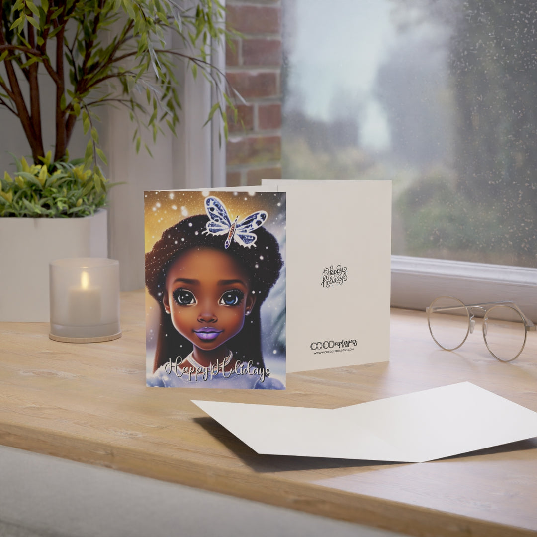 Hey Ice Princess! African American Christmas Card, Black Christmas Cards - Style 4