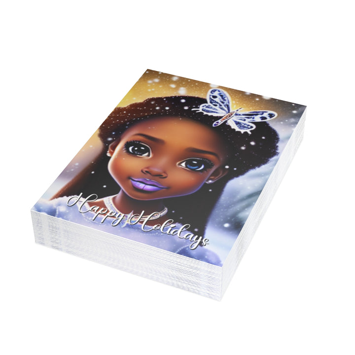Hey Ice Princess! African American Christmas Card, Black Christmas Cards - Style 4