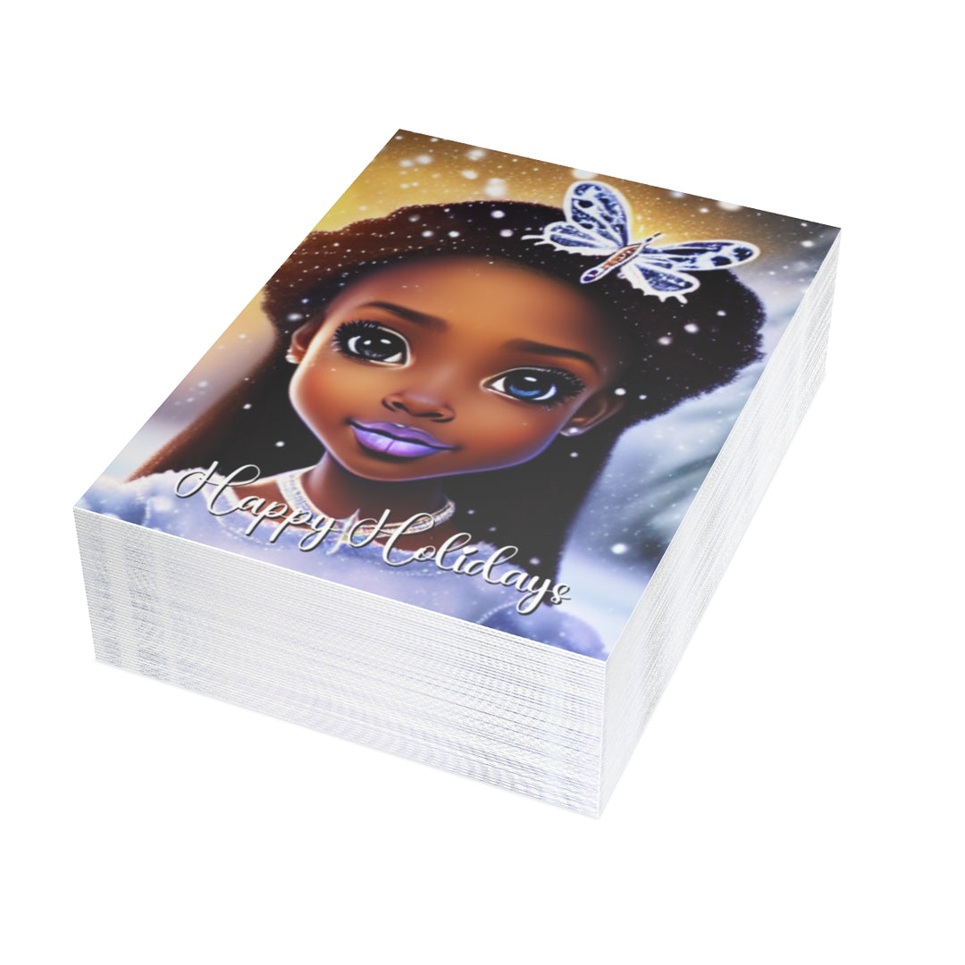Hey Ice Princess! African American Christmas Card, Black Christmas Cards - Style 4