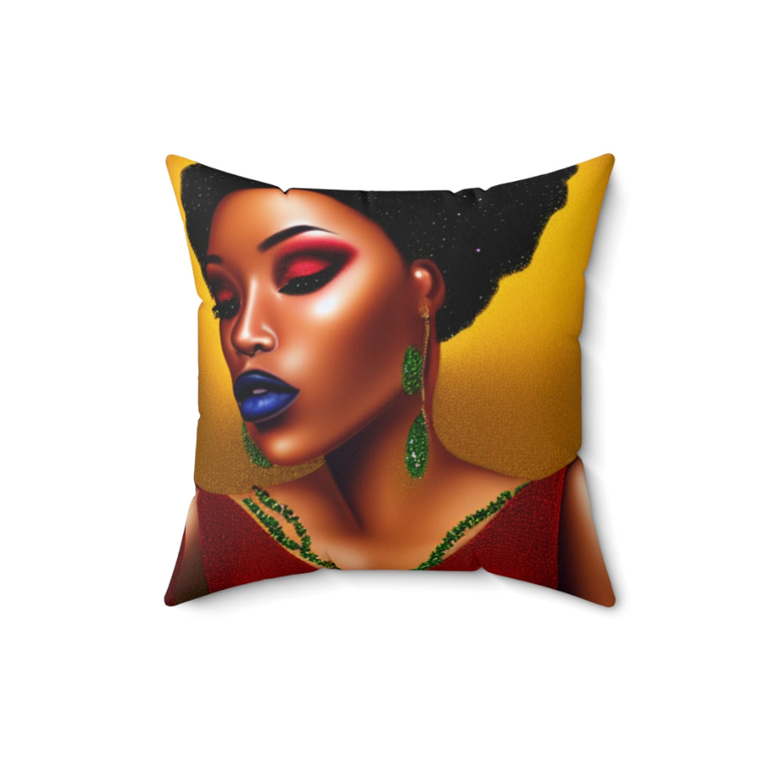 Holiday Diva Pillow | African American Holiday Home Decor