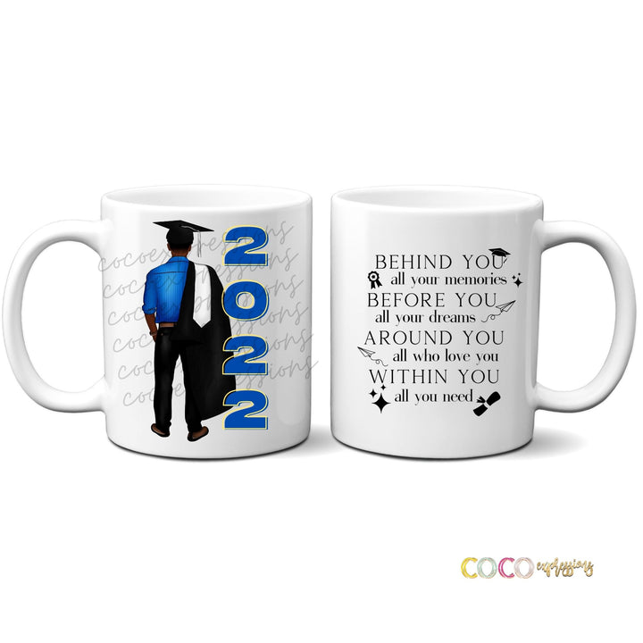2022 Graduation Mug - Blue (Male)